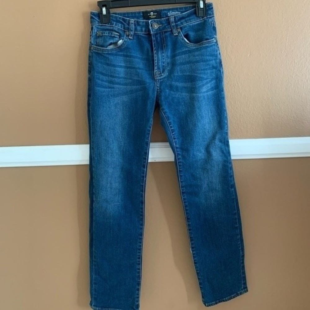 7 for All Mankind Boys Slimmy Straight Jeans size 14